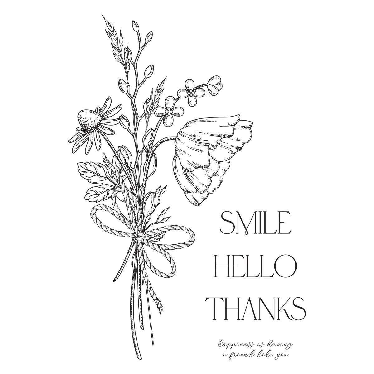 Spellbinders A Friend Like You Bouquet Press Plate BP-104* 3 Spellbinders A Friend Like You Bouquet Press Plate BP-104*