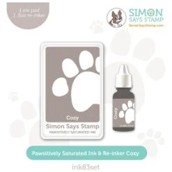 Simon Says Stamp Pawsitively Saturated Ink And Re-inker Set Cozy