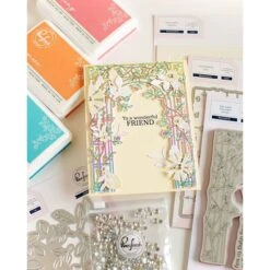 Pinkfresh Studio Blooming Arch Press Plates 257924* 9 Pinkfresh Studio Blooming Arch Press Plates 257924* -Simon Says Stamp inkfresh Studio Blooming Arch Press Plates 257924 Wonderful Friend Card