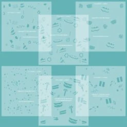 Honey Bee It's A Party Stencil Set Of 6 Hbsl-148*
