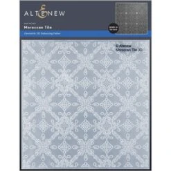 Altenew Moroccan Tile 3D Embossing Folder Alt7879*