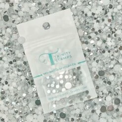 Trinity Stamps Frosted Glass Baubles Embellishment Mix Emb-0137