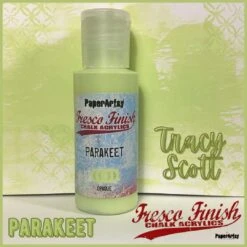 Paper Artsy Fresco Finish Parakeet Chalk Acrylic Paint Ff225