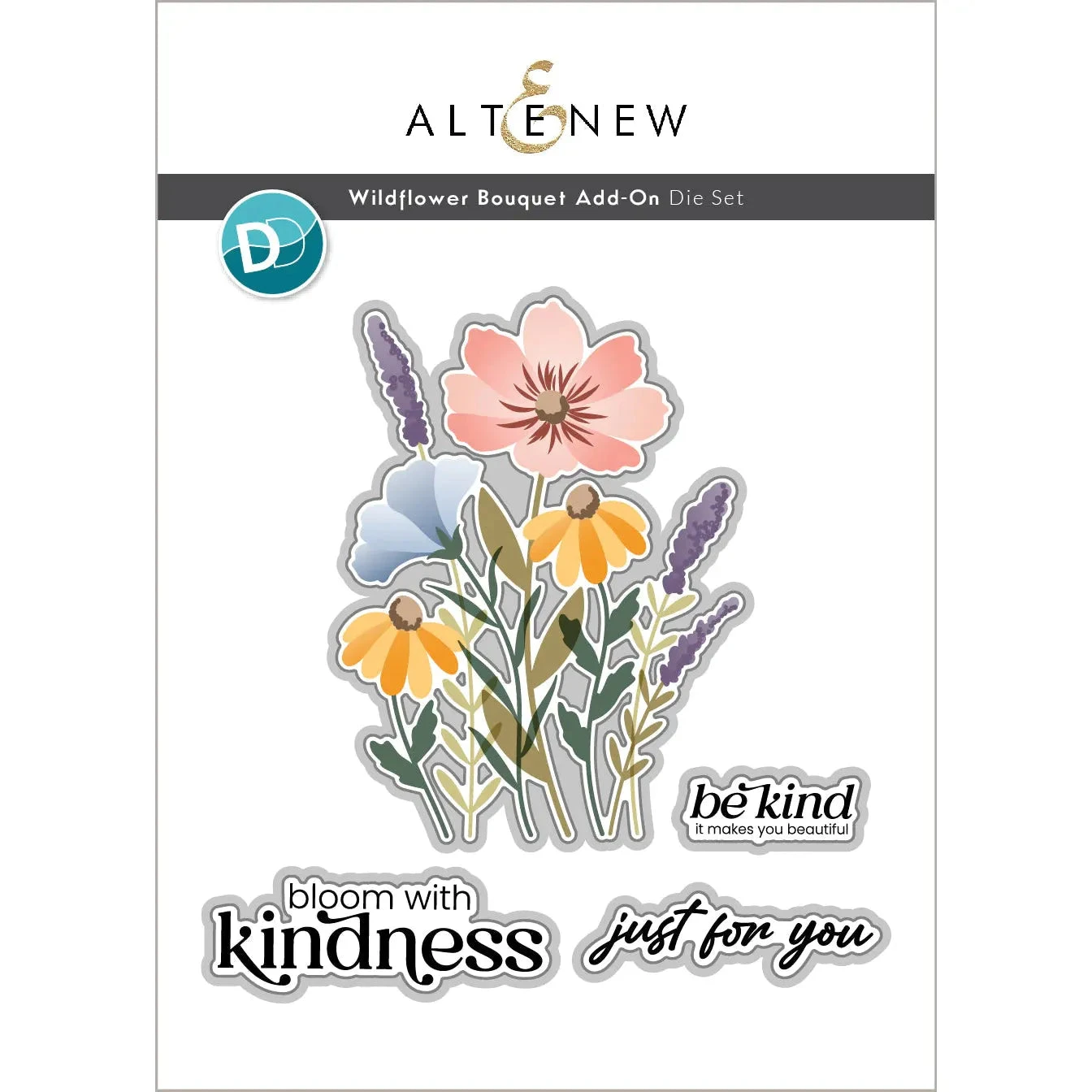 Altenew Dynamic Duo Wildflower Bouquet Add-On Die Set Alt8087 3 Altenew Dynamic Duo Wildflower Bouquet Add-On Die Set Alt8087