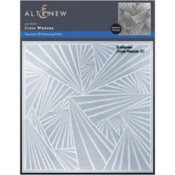 Altenew Cross Weaves 3D Embossing Folder Alt6648