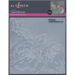 Altenew Cupped Blossoms 3D Embossing Folder Alt6650