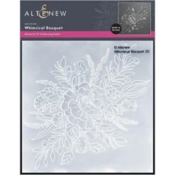 Altenew Whimsical Bouquet 3D Embossing Folder Alt6210