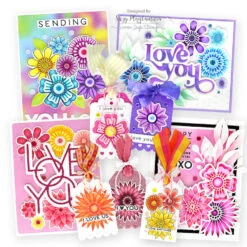 Pinkfresh Studio Lagoon Glitter Drops Pf098es -Simon Says Stamp projects together 9d250fdd 8252 4496 af63 ef2cb491add1