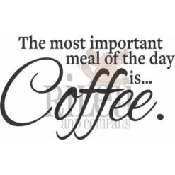 Riley And Company Funny Bones The Most Important Meal Of The Day Cling Rubber Stamp Rwd-1164*