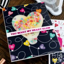 This Calls For Confetti Heart Glow Shaker Pouch And Die Set* 8 This Calls For Confetti Heart Glow Shaker Pouch And Die Set* -Simon Says Stamp qk1ZFJLC