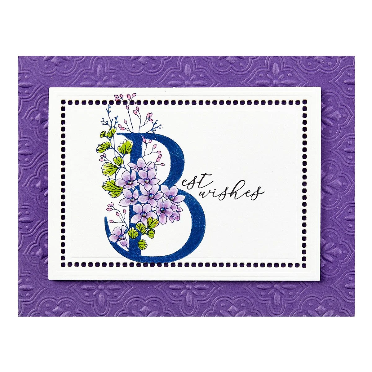 Spellbinders Floral B And Sentiment Press Plates Bp-125* 4 Spellbinders Floral B And Sentiment Press Plates Bp-125* - Image 2
