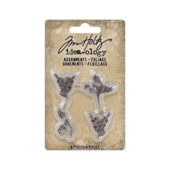 Tim Holtz Idea-ology Foliage Adornments And Red Tape 1/4 Bundle -Simon Says Stamp s23th94311 master 1