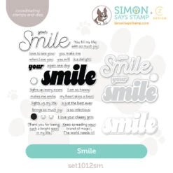 CZ Design Stamps And Dies Smile Bundle Set1012sm Friend Like You