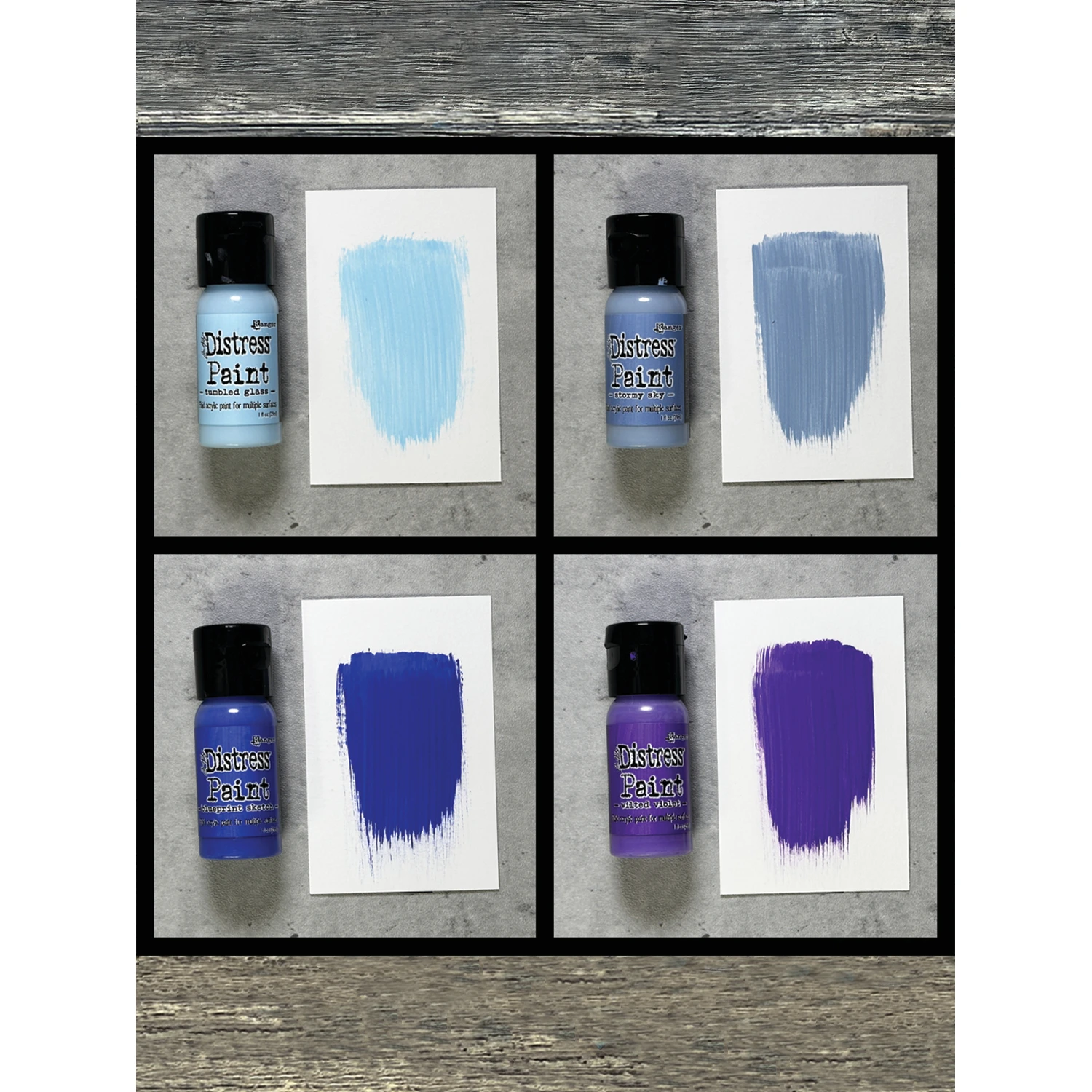 *Tim Holtz Distress Paint Kit 4 Ranger Tdfk84303 4 *Tim Holtz Distress Paint Kit 4 Ranger Tdfk84303 - Image 2