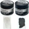 Ranger Tim Holtz Distress Texture Paste Sparkle And Black Opaque Bundle -Simon Says Stamp setthdsop sku