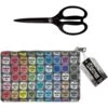 Tim Holtz Medium 6 X 10 Distress Zipper Bag And Tonic Shears Bundle -Simon Says Stamp setthdzsh sku