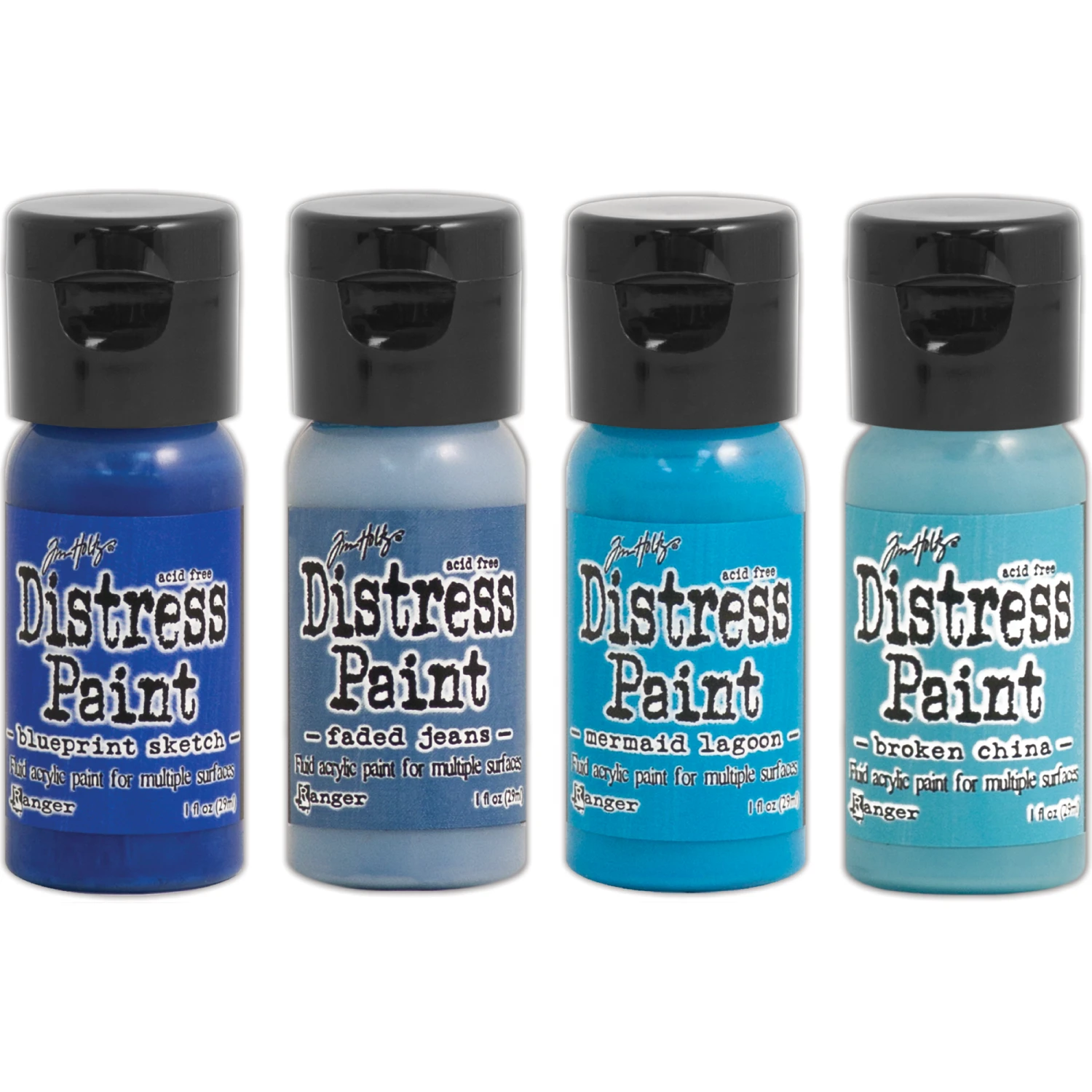 Tim Holtz Flip Top Distress Paint Foursome Bundle 6 3 Tim Holtz Flip Top Distress Paint Foursome Bundle 6