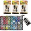 Tim Holtz Medium 6 X 10 Distress Zipper Bag And 6 Felt Applicator Tools Bundle -Simon Says Stamp setthm610zft sku