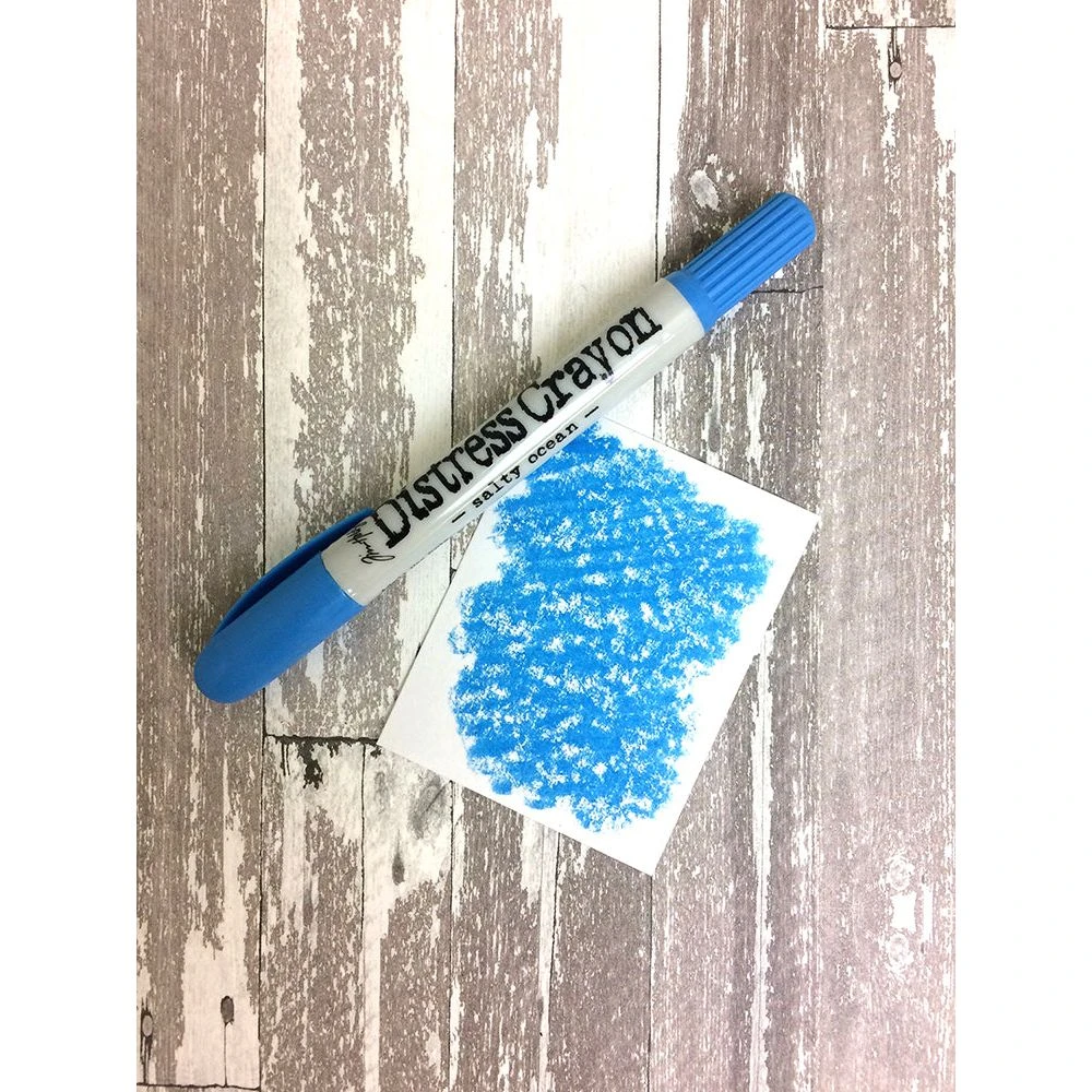 Ranger Tim Holtz Distress Crayon Salty Ocean TDB51848 4 Ranger Tim Holtz Distress Crayon Salty Ocean TDB51848 - Image 2