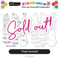 Brutus Monroe STAMPtember Exclusive Treat Yourself Stamps And Dies