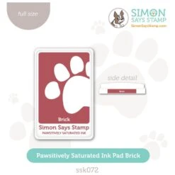 Simon Says Stamp Pawsitively Saturated Ink Pad Brick Ssk072