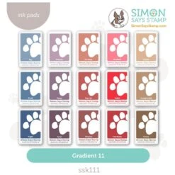 Simon Says Stamp Pawsitively Saturated Ink Set Gradient 11