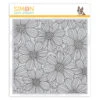 Simon Says Cling Stamp COSMOS BLOOM BACKGROUND Sss102031 * 1 Simon Says Cling Stamp COSMOS BLOOM BACKGROUND Sss102031 * -Simon Says Stamp sss102031 CosmosBloomBackground