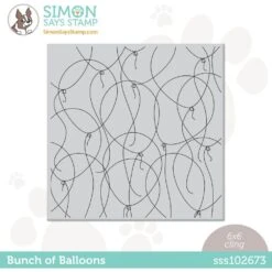Simon Says Cling Stamps Bunch Of Balloons Sss102673 *