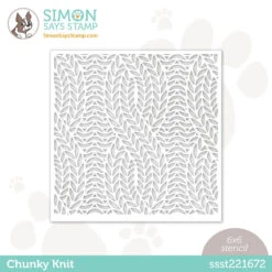Simon Says Stamp Stencil Chunky Knit Ssst221672 Beautiful Days