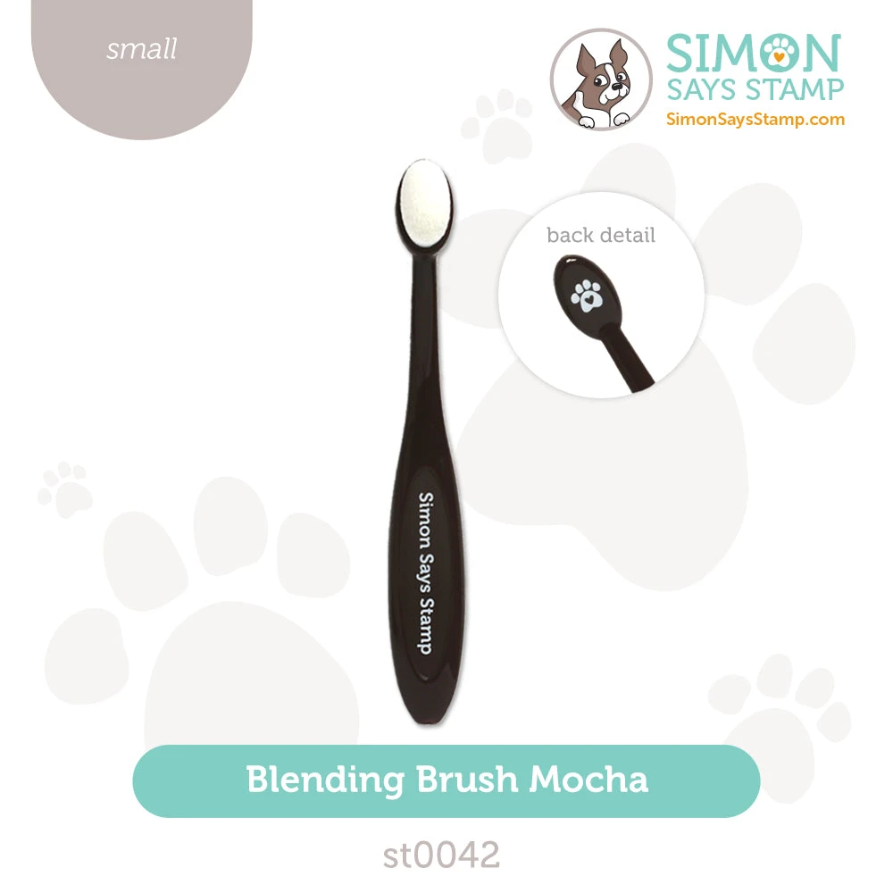Simon Says Stamp Blending Brush SMALL MOCHA St0042 3 Simon Says Stamp Blending Brush SMALL MOCHA St0042