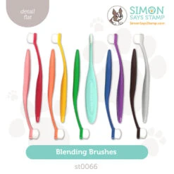 Simon Says Stamp DETAIL FLAT BLENDING BRUSHES St0066