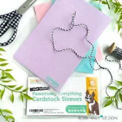 Simon Says Stamp Pawsitively Everything Half Sheet Cardstock Sleeves St0136 -Simon Says Stamp st0136 master alt01