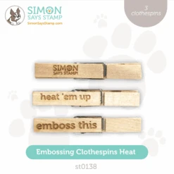Simon Says Stamp Embossing Clothespins Heat St0138