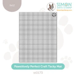 Simon Says Stamp 9 X 12 Pawsitively Perfect Craft Tacky Mat St0173 Rain Or Shine
