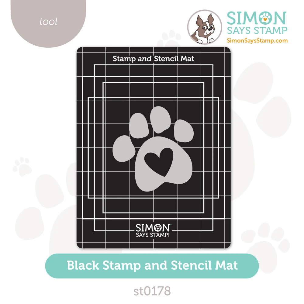 Simon Says Stamp Black Stamp And Stencil Mat St0178 STAMPtember 3 Simon Says Stamp Black Stamp And Stencil Mat St0178 STAMPtember