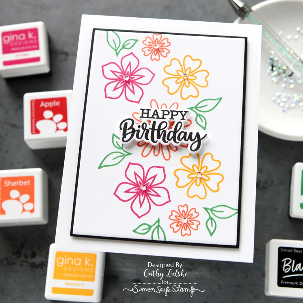 Simon Says Stamp Gina K Designs Bold Blooms Class Bundle 10 Simon Says Stamp Gina K Designs Bold Blooms Class Bundle - Image 8