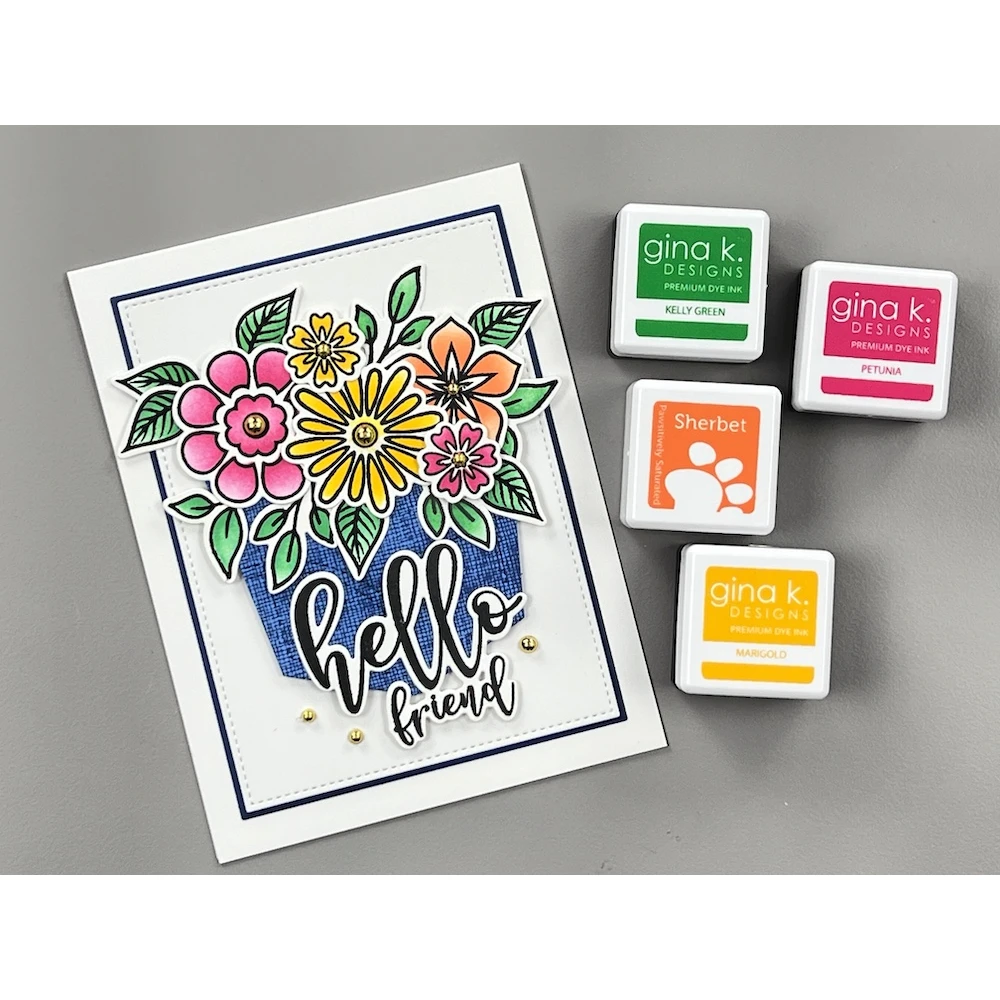 Simon Says Stamp Gina K Designs Bold Blooms Class Bundle 6 Simon Says Stamp Gina K Designs Bold Blooms Class Bundle - Image 4