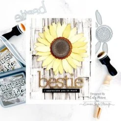 Tim Holtz Distress Tiny Blending Tool Bundle Of 5 Ranger -Simon Says Stamp sunflower petals scorched timber 1