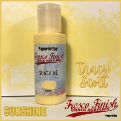 Paper Artsy Fresco Finish Sunshine Chalk Acrylic Paint Ff223