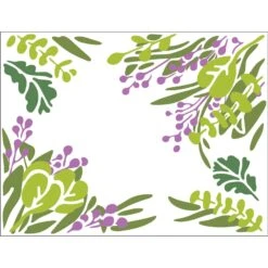 The Crafter’s Workshop Stencil Butter Sage Tcw9149 -Simon Says Stamp tcw6068 illustration