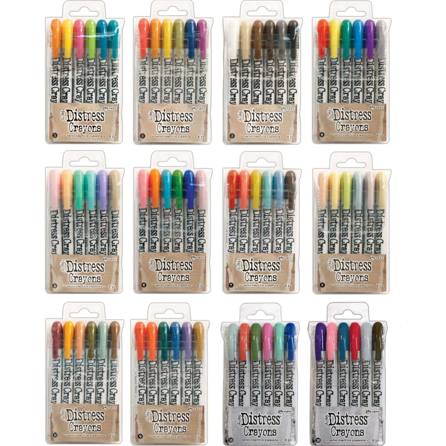 Ranger Tim Holtz Distress Crayons Bundle Of 72 3 Ranger Tim Holtz Distress Crayons Bundle Of 72