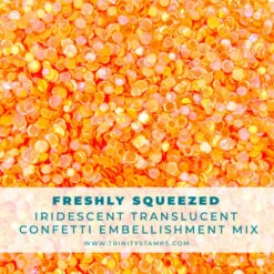 Trinity Stamps Freshly Squeezed Confetti Embellishment Box Tsb-375*