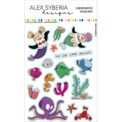 Alex Syberia Designs Underwater Wonders Stamp And Die Bundle -Simon Says Stamp underwater wondersy die set alex syberia designs