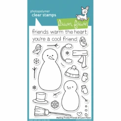 Lawn Fawn Making Frosty Friends Clear Stamps Lf362