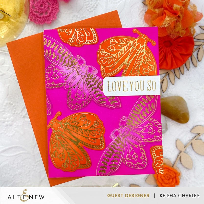 Altenew Floral Moths Dies Alt8464* 6 Altenew Floral Moths Dies Alt8464* - Image 4