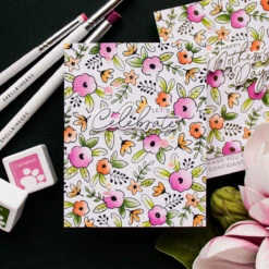 Spellbinders Floral Celebration Press Plate Bp-151* -Simon Says Stamp yana smakula 2024 Spellbinders BP 151 Floral Celebration Press Plate 1sq